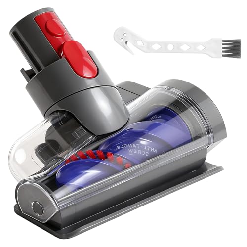 Gudotra Mini Brosse Turbine pour Dyson V15 V11 V10 V8 V7 SV10 SV11 SV12 SV14 Aspirateurs pour Nettoyer les Tapis Escaliers Canapés Paniers Matelas et 1 Brosse de...