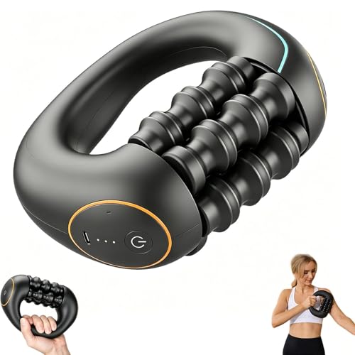 Marvixor Sculpt Roller Massaggiatore Elettrico a Rullo con Manico, 3 Velocità, 6 Aste, per gambe schiena spalle