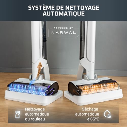 Aspirateur laveur ROWENTA X Clean10 Autonomie 60 min Nettoyage automatique 0 8 kg - vue 9