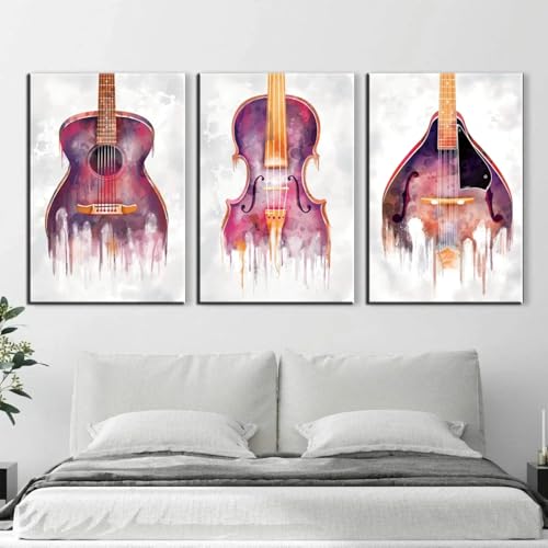Peinture d'orchestre dripping abstraite TONGYINLI pour mur de chambre cosy