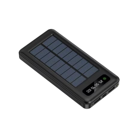 SQUADO Power Bank 20000mAh con Ricarica Solare