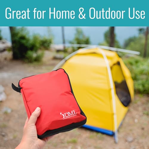 Image of DMI 298-Piece Complete Emergency First Aid Kit, Treats Pain, Swelling, Cuts, Scrapes & Burns, Complete First Aid Guide Included, Clear Pocket Organization, Durable Zippered Travel Bag