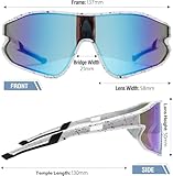 JOGVELO Kids Baseball Polarized Sunglasses, Sports Sunglasses for Boys Girls 4-12 Youth Sun Glasses for Cycling Running (Blue) - Image 5