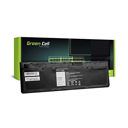 Green Cell GVD76 F3G33 Batteria per Dell Latitude E7240 E7250 Portatile (11.1V) 9C26T, F3G33, GVD76, JG20C, WG6RP