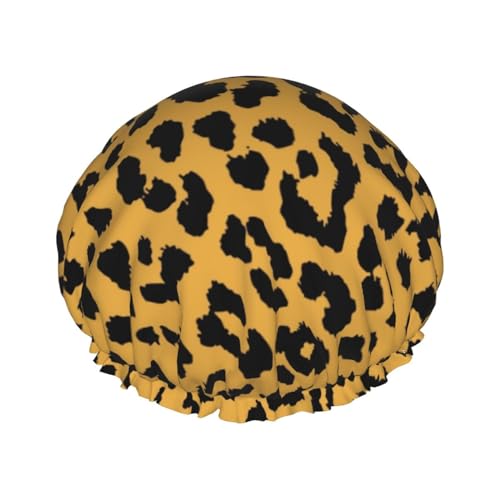 Bonnet de douche double couche réutilisable et imperméable avec élastique ajusté pour femme - 2