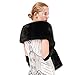 Dikoaina Women's Winter Fake Faux Fur Scarf Wrap Collar Shawl Shrug (48