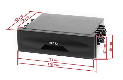 11-907 DIN cassetto portaoggetti per mascherina radio universale