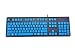Leze - Ultra Thin Silicone Laptop Keyboard Cover Skin Protector for Dell KB212-B / KB4021 Keyboard - Blue