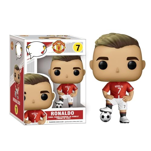 Genérico 12cm Figura de acción de fútbol de Vinilo Coleccionable del Fútbol...