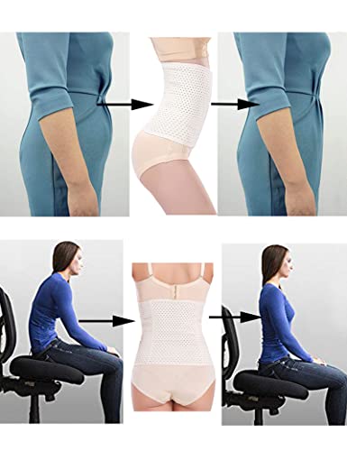 Youloveit Women's Waist Trainer Corset for Everyday Wear Steel Boned Tummy Control Body Shaper with Adjustable Hooks