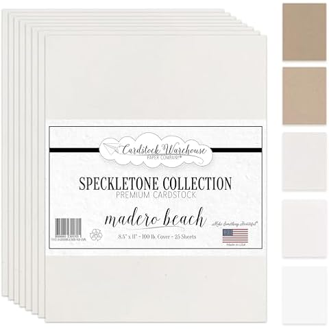 Cardstock Warehouse Speckletone Madero Beach Matte Cardstock Cover