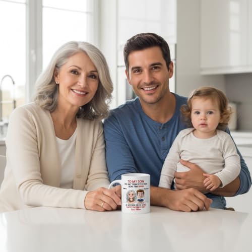 Taza personalizada para hijo de mamá 11 oz miniatura 2