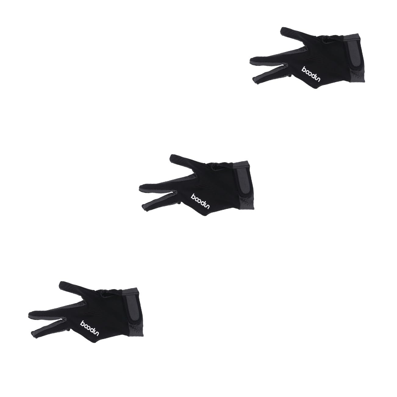 VANZACK 3pièces De Billard à Doigts Accessoire pour Cue Foncé De Snooker Flexible Et Respirant pour Et Femmes