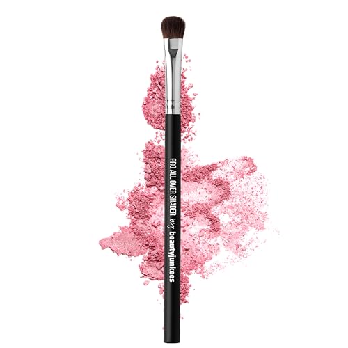 Beauty Junkees Professional Makeup Brush - Dense Eyeshadow Brush for Even Color Coverage on Lid and Crease
