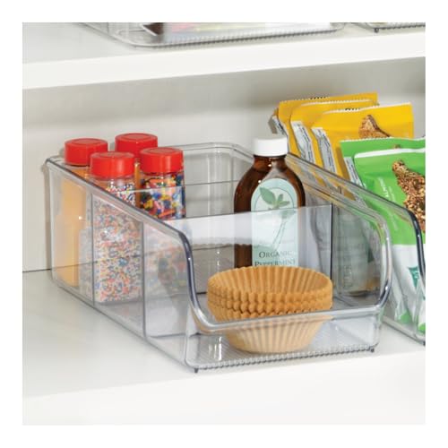 InterDesign Linus Kitchen, Pantry, Refrigerator, Freezer Storage Container, Clear