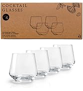 Verres à Cocktail - Coffret Cadeau de 4 | 400 ML | Ensemble de Verres à gin Tonic | pour de Gros ...