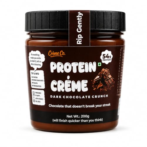 Image of CREME CO. Dark Chocolate Crunch Gourmet Protein Creme - 200G