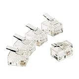 macho CABLEPELADO Conector RJ11 (10ud/Bolsa) Transparente