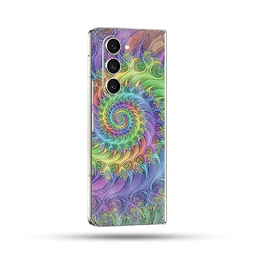Image of MightySkins Glossy Glitter Skin Compatible with Samsung Galaxy Z Fold 5 Full Wrap - Tripping | Protective, Durable High-Gloss Glitter Finish | Easy to Apply & Change Styles | Made in The USA