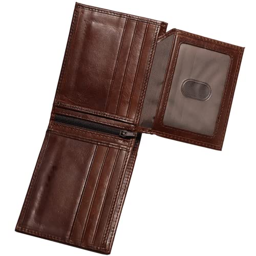 VAZZIC Men's Top Grain Leather Wallet Gives him a men's ultra-thin wallet with a wallet3