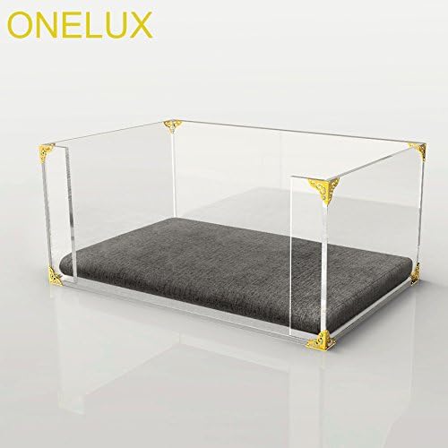 clear acrylic dog bed