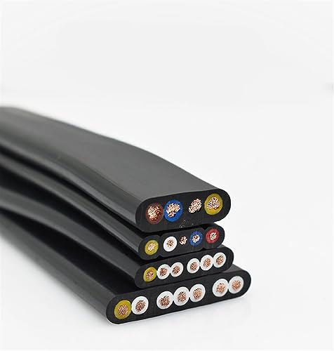 Cable plano CNC de 5 metros con conductor de cobre flexible de 4 pines y 4mm²