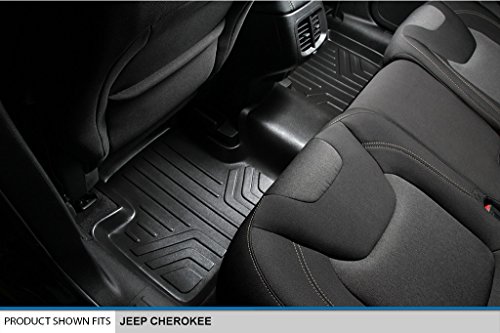 Maxliner Custom Fit Floor Mats And Cargo Liner Set Black Compatible With 2014-2022 Jeep Cherokee - All Models #TOP3