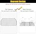 Gtongoko Dog Car Barriers for SUVs, Vehicles, Cars, Trucks, Upgraded Adjustable Heavy-Duty Wire Mesh Pet SUV Barriers Universal-Fit, Car Accessories Safety Travel, 2pcs 51.2In Elastic Ropes Included