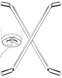 2Pcs Garbage Disposal Wrench, Upgrade Steel Allen Wrench Tool with Extended Grip, Compatible with InSinkErator, Waste King, Moen Garbage Disposals tool to Unjam Unclog Kitchen Sink