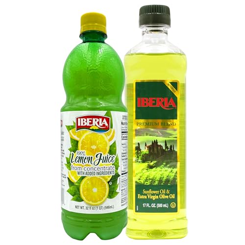 Aceite extra virgen y de girasol Iberia 17 Fl Oz