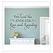 Produktbild This Home has Endless Love and Laundry Family Love Wall Decals Quotes for Living Room Wall Art Decor by MARRYWIKI