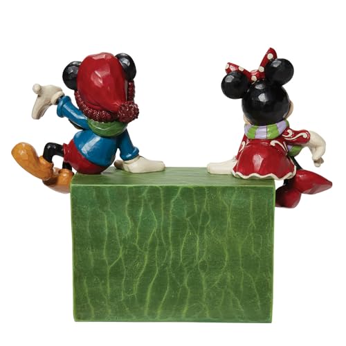 Marre des calendriers jetables ? Mickey et Minnie bloc compte à rebours en résine durable - 4
