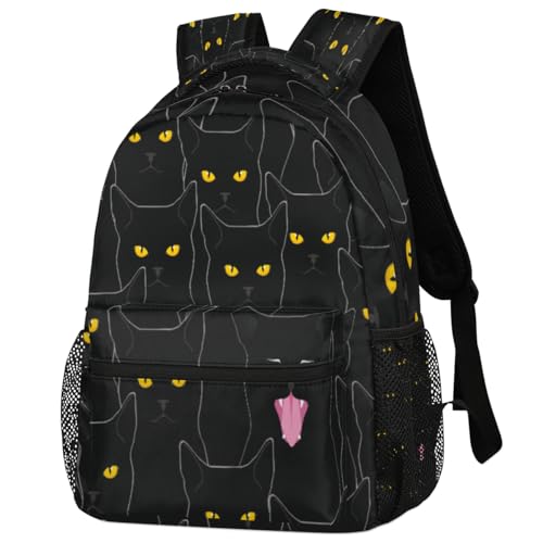 Cat Face School Backpack Multi-purpose Travel Laptop Hiking Gym Backpack with Adjustable Shoulder Strap for Women Men Boys Girls3