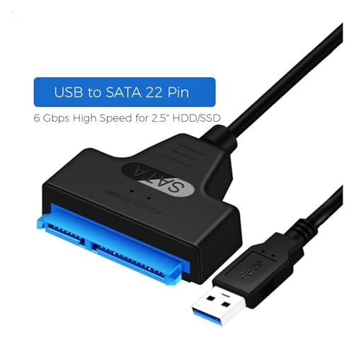 Cable SATA a USB 3.0/2.0 50 cm Compatible HDD SSD miniatura 2