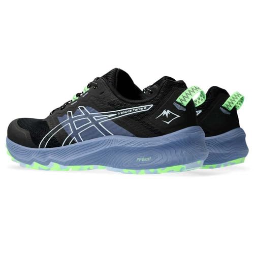 ASICS Tênis de Ginástica Masculino, Preto/azul claro, 8