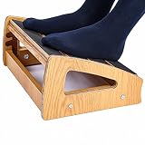 DT Adjustable Under Desk Footrest - Ergonomic Foot Rest for Under Desk at Work Foot Stool Under Desk