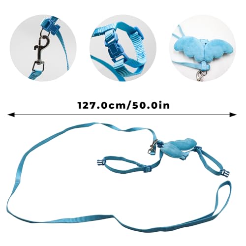 Image of Chicken Walking Harness and Leash, Adjustable Duck Training Rope, Suitable for Small Chicken Chick Duck Poultry Hen - XS
