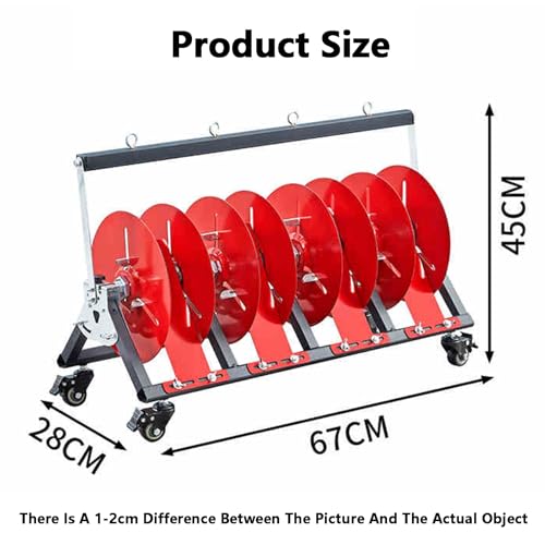 Support pliable pour bobines de fil de 67 cm organiseur de câbles robuste - 3
