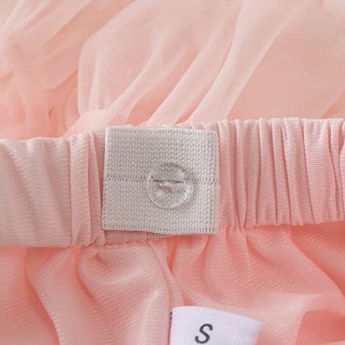 Baby Girls Tutu Skirt Princess Puffy Soft Tulle Birthday Partyshort Petticoat Ballet Pink 9-12 Months #TOP1