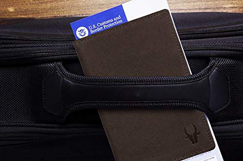 WildHorn Leather Passport Holder for Men & Women 8 41AvcgnZb2L