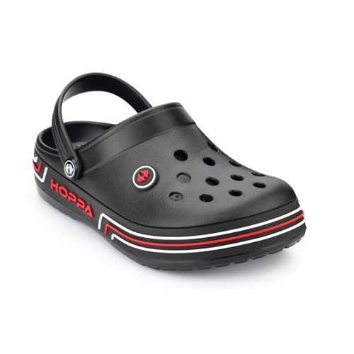 Image of Hoppa Trio Clogs for Men, Extra Soft EVA Moulded Slip-On Clogs | Lightweight, Cushioned, Water-Resistant & Non-Slip | Everyday Casual Footwear