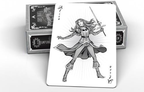 Juan Solorzano Alice of Wonderland Playing Cards - Silver Edition