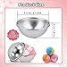 ddseexhe 12 Pieces Bath Bomb Molds,2.1 Inches Bath Bomb Press Mold Making Kit for DIY Making Supplies,Crafting Your Own Handmade SPA,6 Set