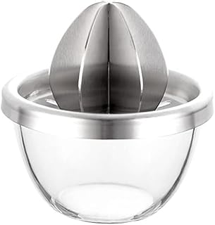 zhaohupinpai Sokowirówka ręczna, sokowirówka ze stali nierdzewnej 304 + materiał PP, sokowirówka, sokowirówka ze stali, sokowirówka do owoców cytryny do użytku domowego, wysoka wydajność soku, świeższ