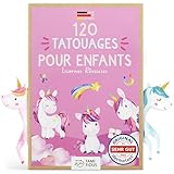 Famifidus 120 tatouage enfant respectueux de la peau I tatouage ephemere I Très bon résultat dermatologique I Tatouage ephemere enfant fabriqués en Allemagne I cadeau anniversaire enfants invites