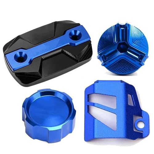 Tapa depósito líquido frenos delantera y trasera para moto MT03 2015-2021, tapón azul de aceite