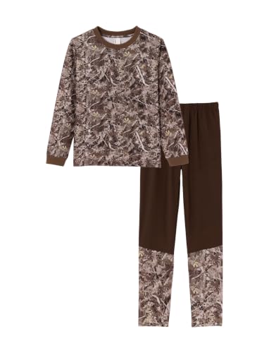 Image of PATPAT Little Girls Clothes Crew Neck Leopard Color Block Sweatshirt and Leggings Girls Outfits Size 4-12Y