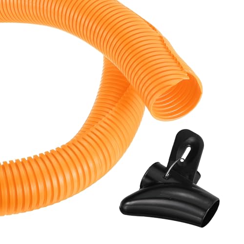 Gaine de gestion de câbles orange 5,1 cm : tube de protection flexible de 2 m avec outil