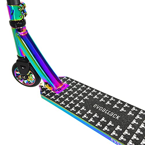BEWEGT Evoattack Jr. neochrome stuntstep freestyle kickscooter scooter scooter 110 mm aluminium wielen ABEC 9 mini… - Afbeelding 5