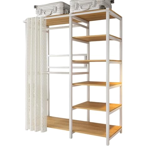 MEMETARO ���[�h���[�u �n���K�[���b�N �J�o�[�t�� �N���[�[�b�g �m�����[ �ߗގ��[���b�N �ߑ��I ��e�� �g�ݗ��Ď� �J�[�e���� �m���|�� ������� ��� �h�o �ϗp �ȃX�y�[�X �^�C�vB 120*45*200cm �z���C�g